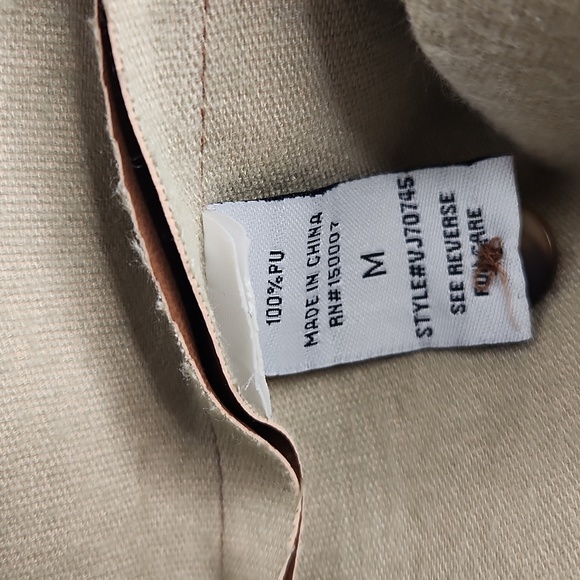 VEVERET Vegan Leather Shacket - Picture 11 of 14